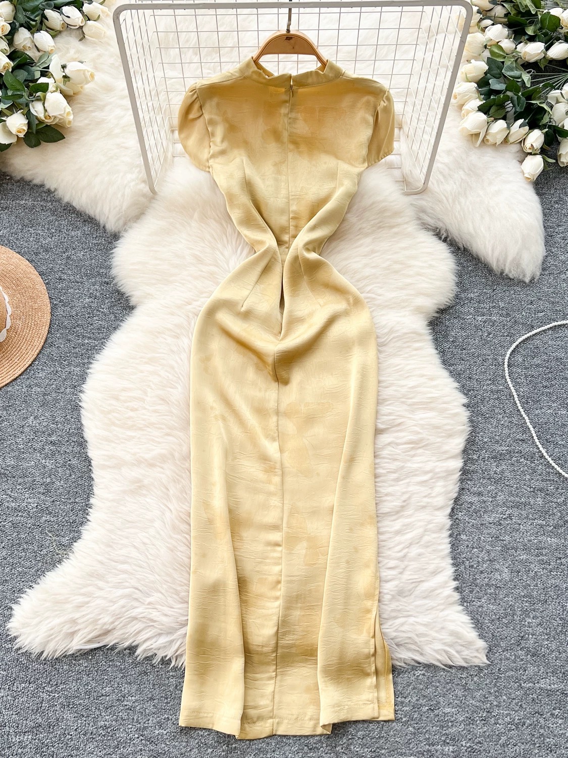 Collecting shells qipao dress Q223 images